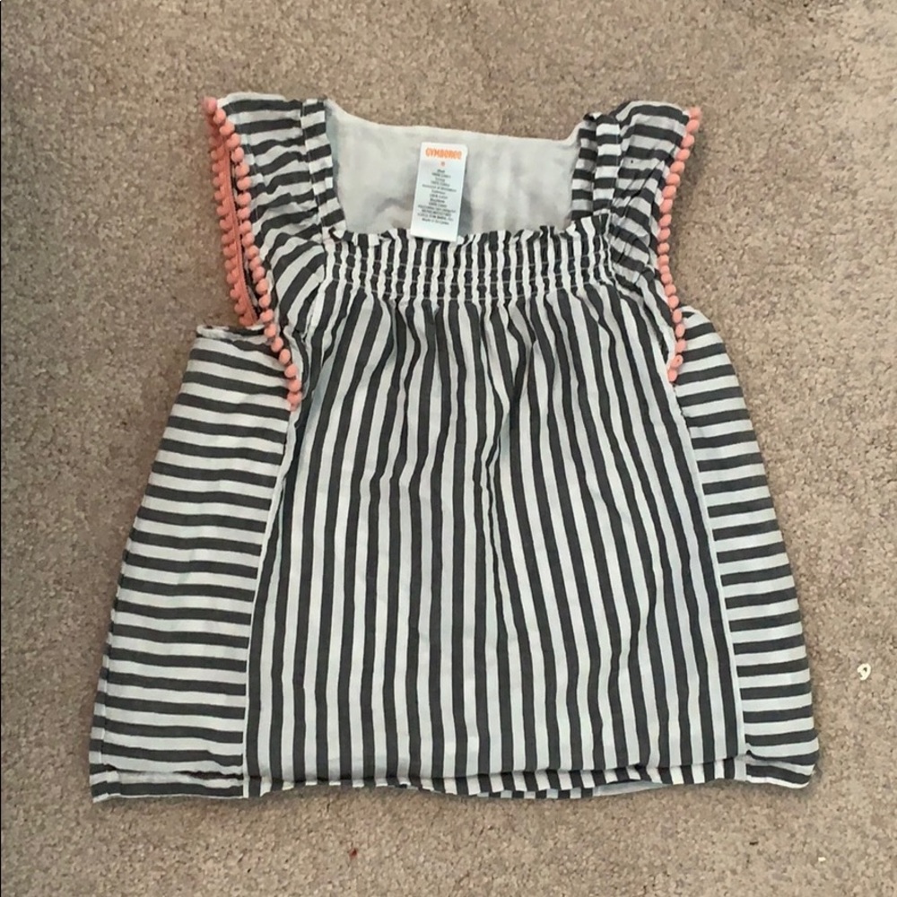 Pom Pom stripe top